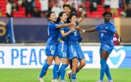 武汉女足在女足冠军杯预选轮中击败奥克兰联